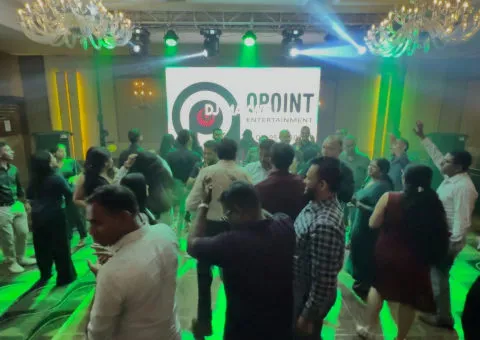 Guests enjoying a private party